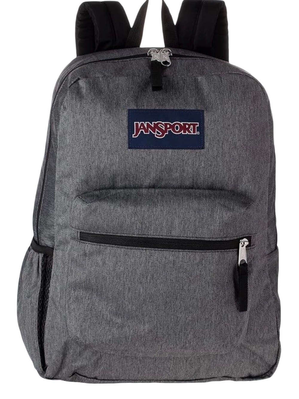Jansport | Gray & Black Herringbone Heather Classic Backpack